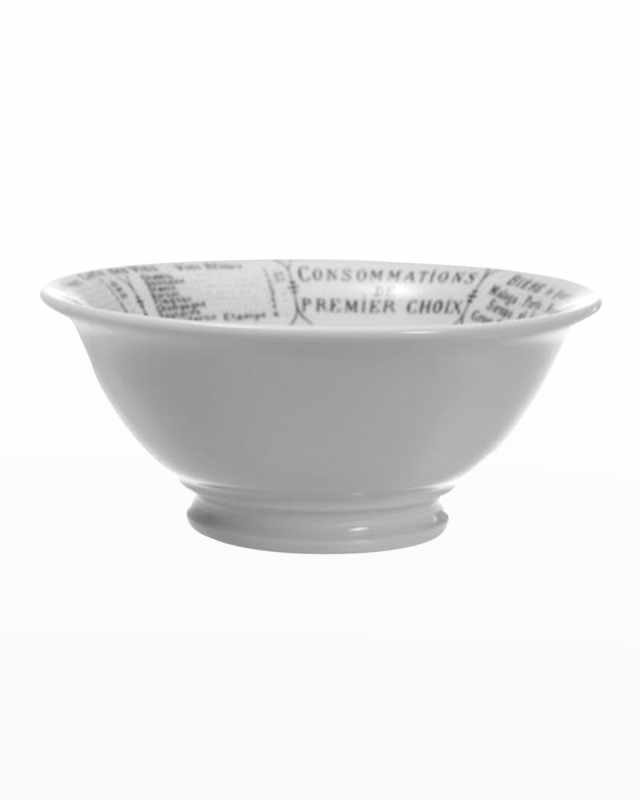 Brasserie Footed Salad Bowl - 9.75", 2.5 Qt.
