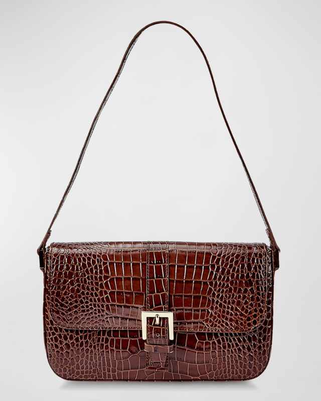 Margot Mock-Croc Shoulder Bag