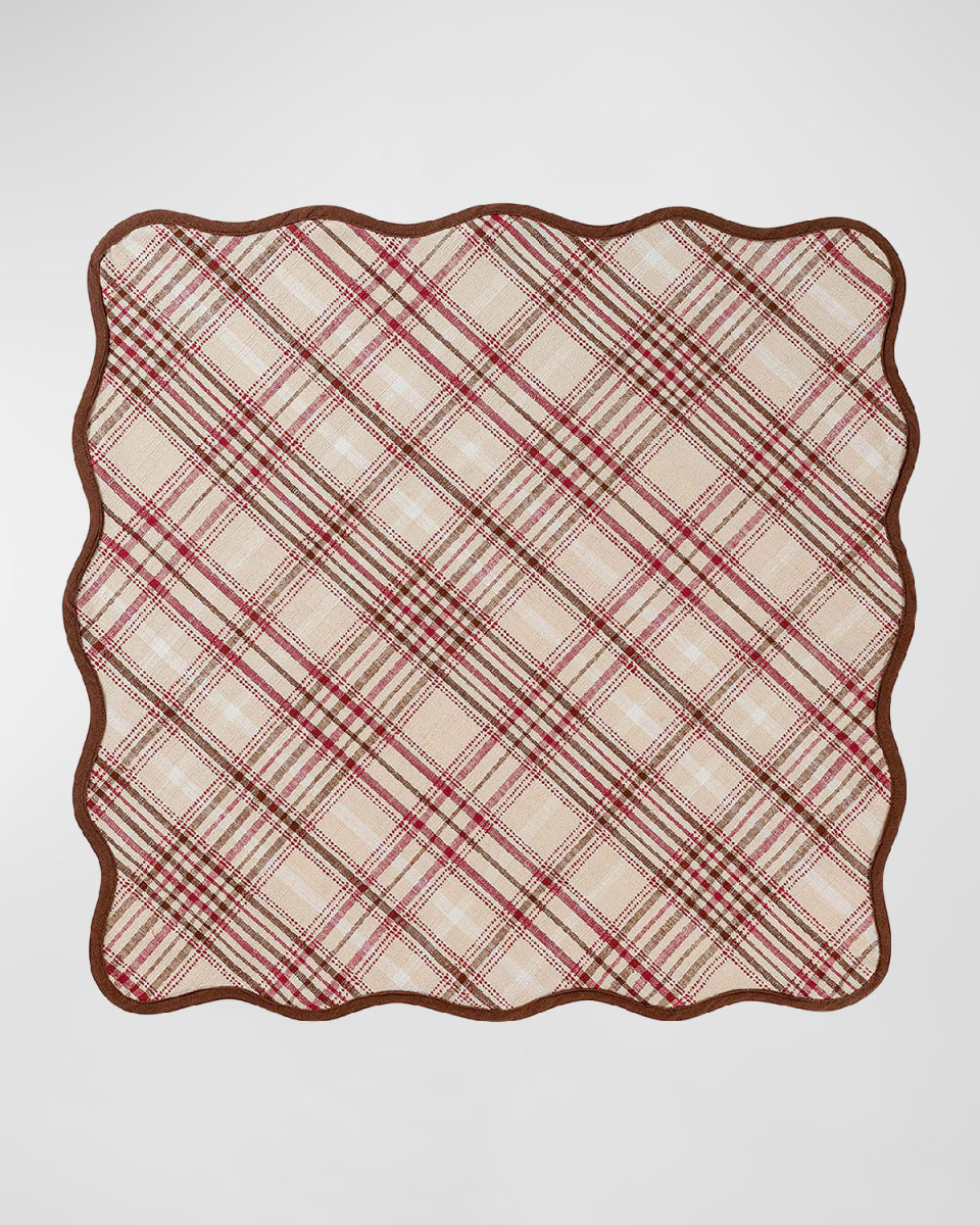 Harvest Tartan 52" Square Tablecloth