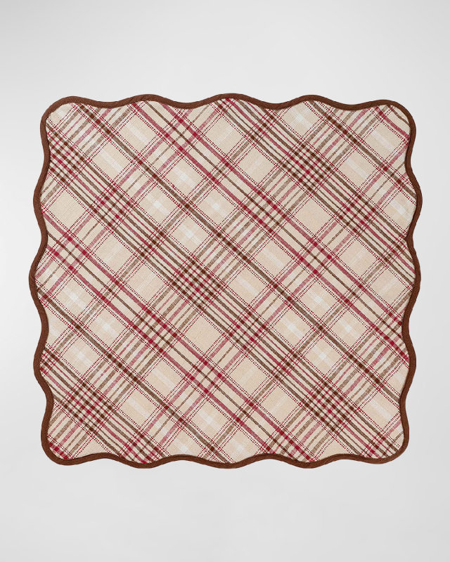 Harvest Tartan 52" Square Tablecloth