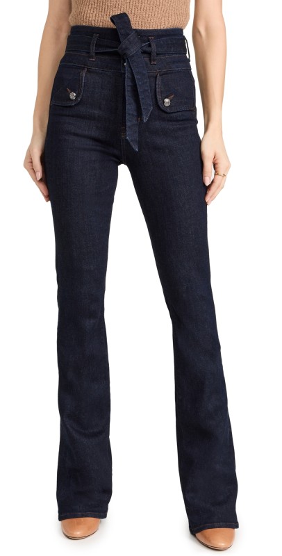 Veronica Beard Jean Giselle Skinny Flare Jeans Indigo