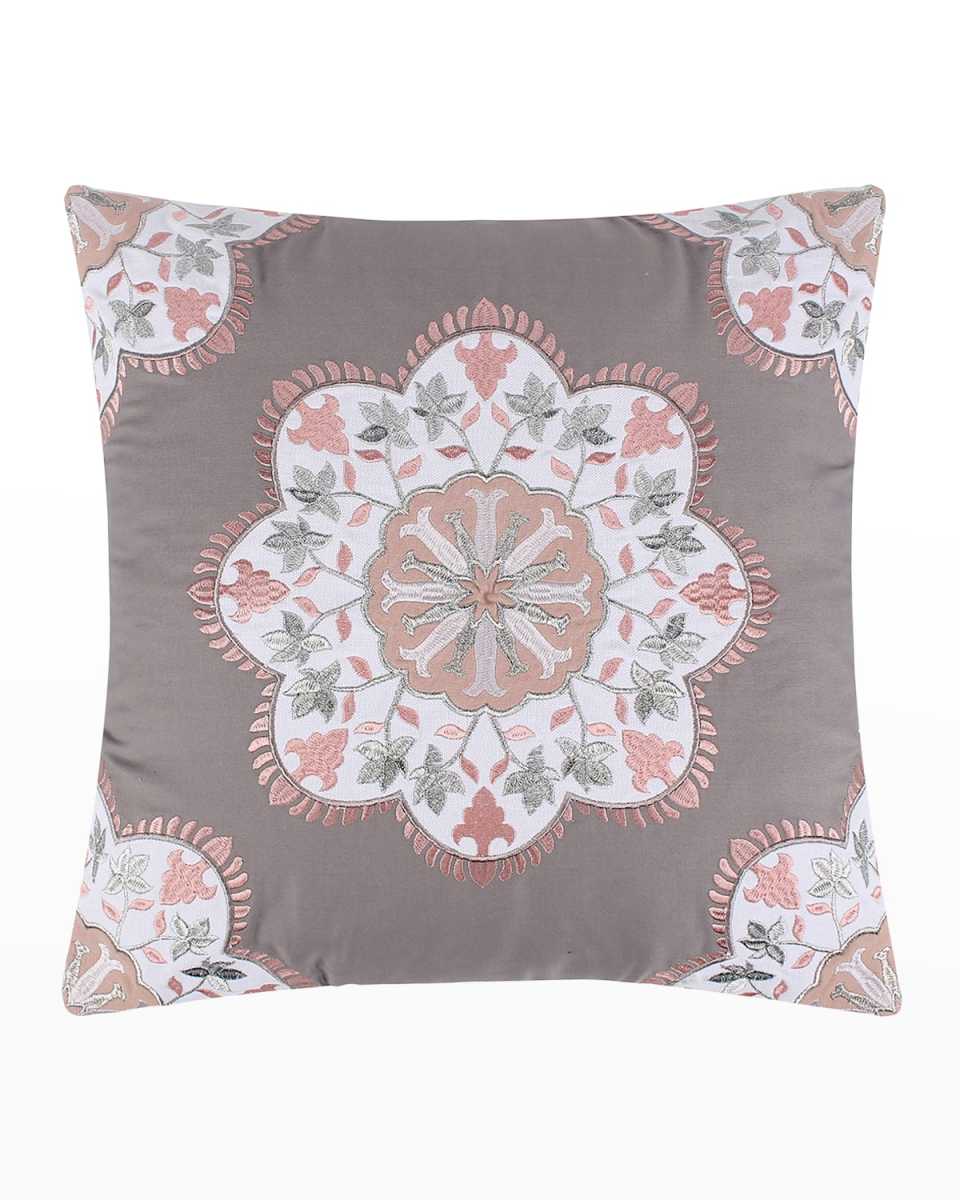 Belhaven Grey Medallion Pillow