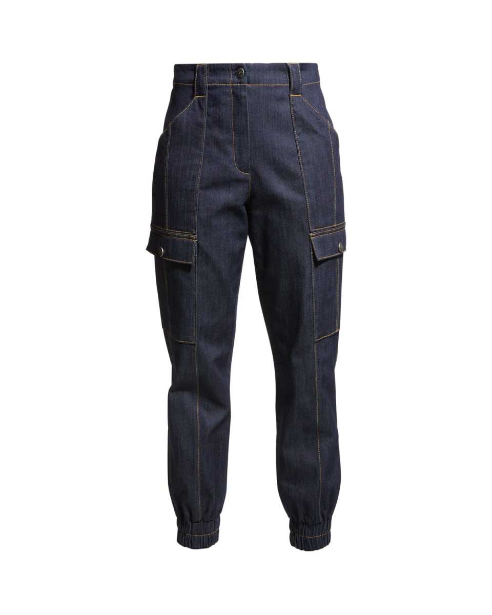 Kelly Denim Cargo Pants