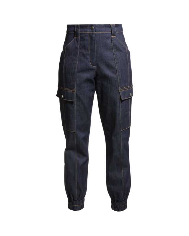 Kelly Denim Cargo Pants