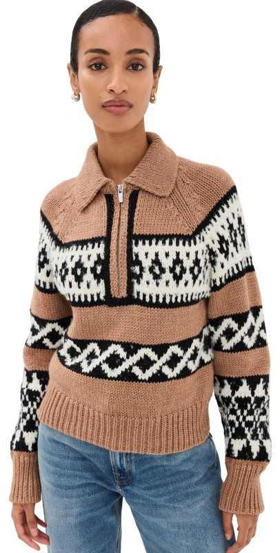 A. L.C. Carter Sweater Camel Multi