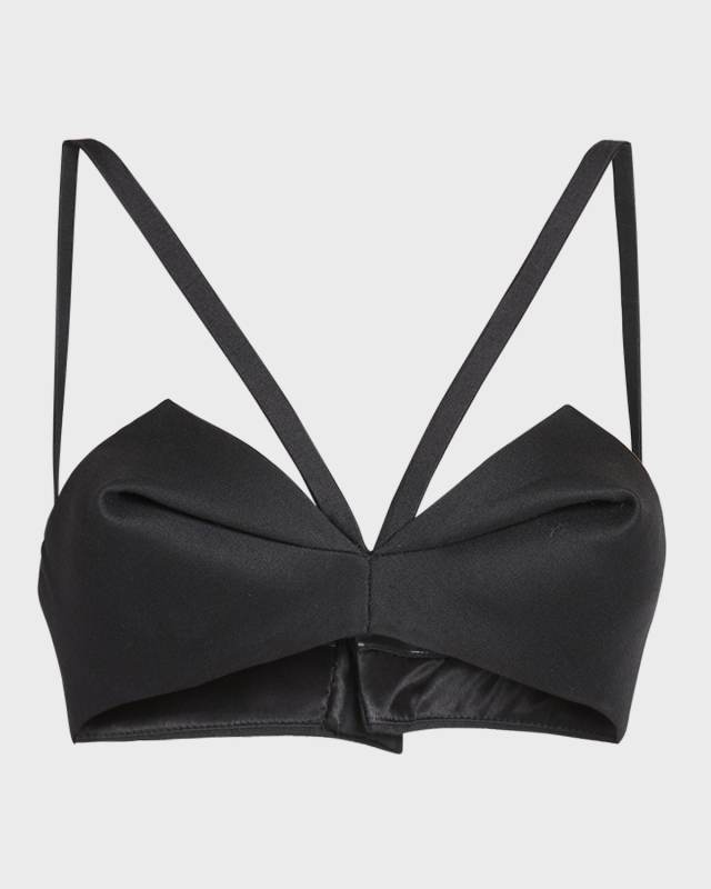 Sculptural Cone-Cup Bra Top