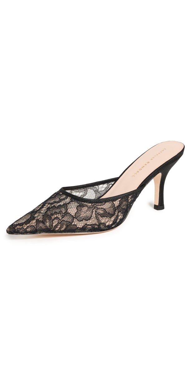 Loeffler Randall Layla Mesh Mules Black