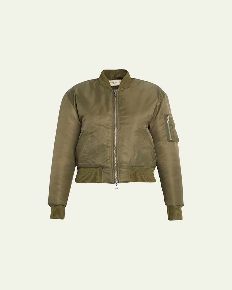 Hermance Twill Bomber Jacket