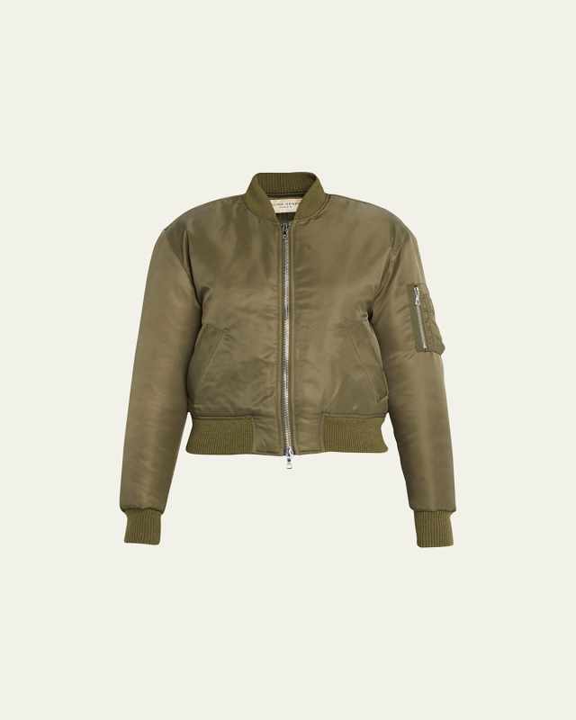 Hermance Twill Bomber Jacket