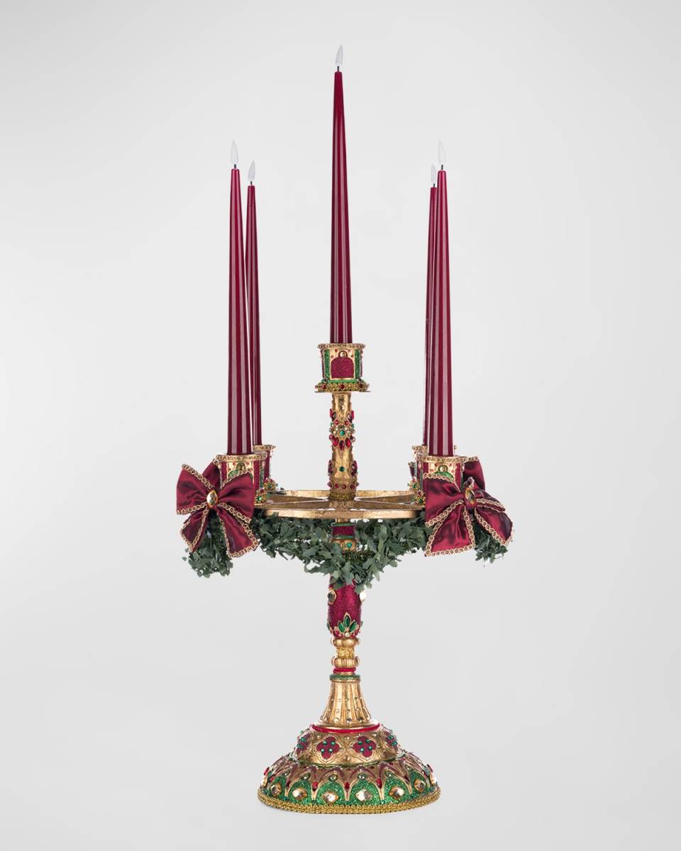 Christmas Castle Candelabra