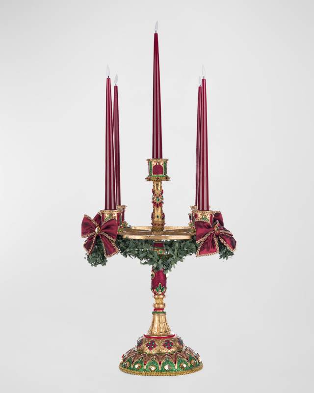 Christmas Castle Candelabra