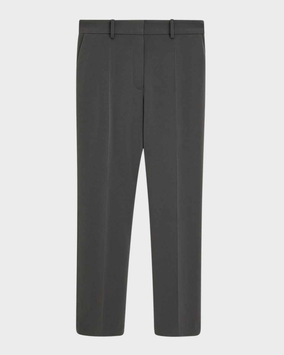 Coleman Cropped Slim Crepe Pants