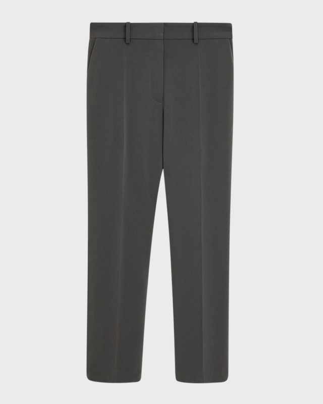 Coleman Cropped Slim Crepe Pants
