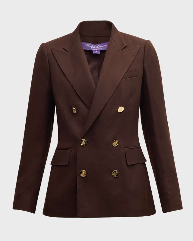 Camden Double-Breasted Cashmere Blazer