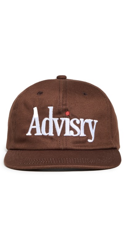 Advisry Dot Logo Cap Brown