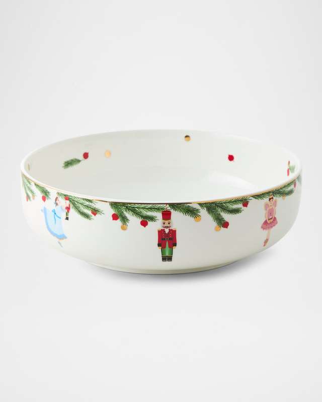 Nutcracker Serving Bowl, 11.8"