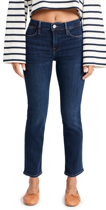 FRAME Le High Straight Jeans Majesty