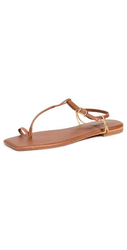 Johanna Ortiz Wood Chocolate Sun Downer Sandals WOOD CHOCOLATE