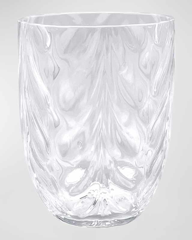 Sip Sip Wave Crystal Clear Stemless Glass