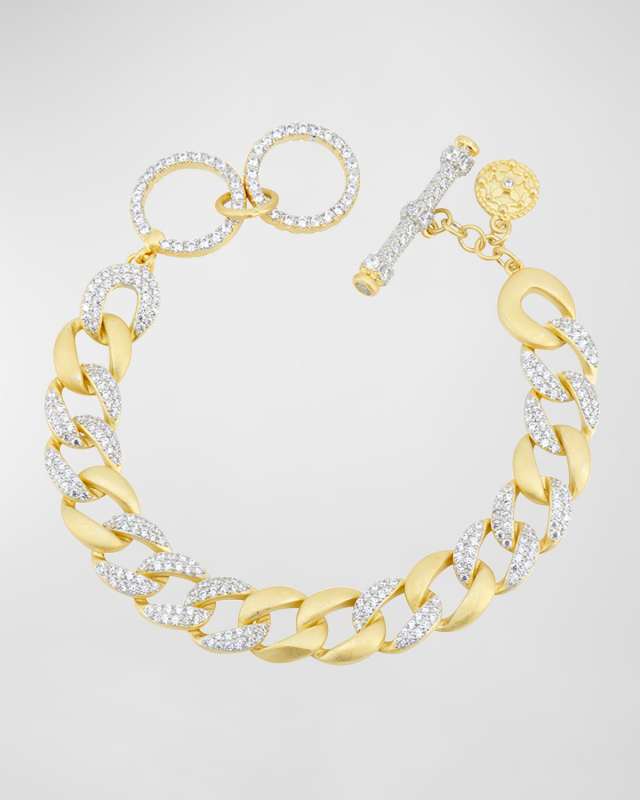 Pave Chain Link Bracelet