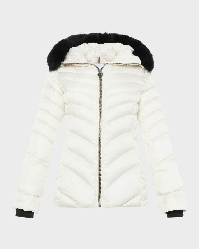 Apres-Ski Jacket With Detachable Toscana Lamb Shearling Hood Tri