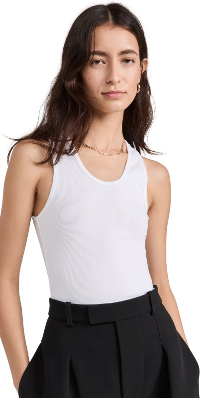 WARDROBE. NYC Ribbed Tank Black