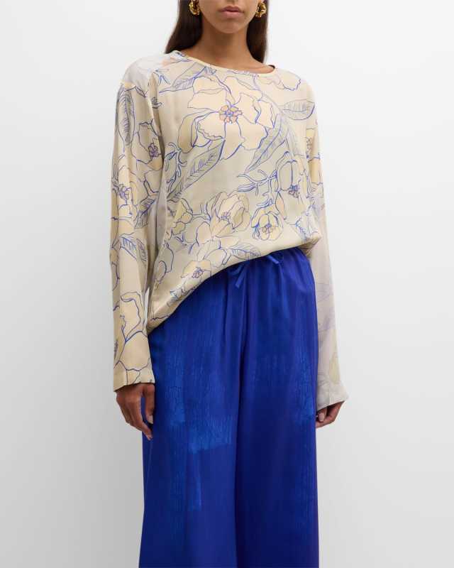 Caias Floral Long-Sleeve Shirt