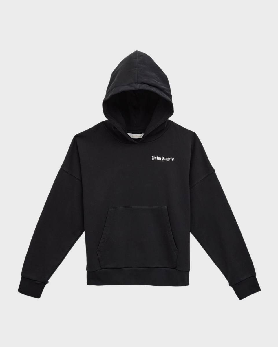 Boy's Classic Logo-Print Hoodie, Size 4-12