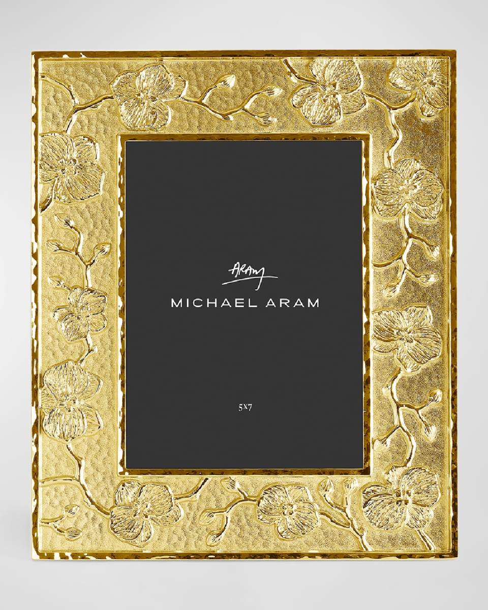 Gold Orchid Sculpted Frame, 5"x7"