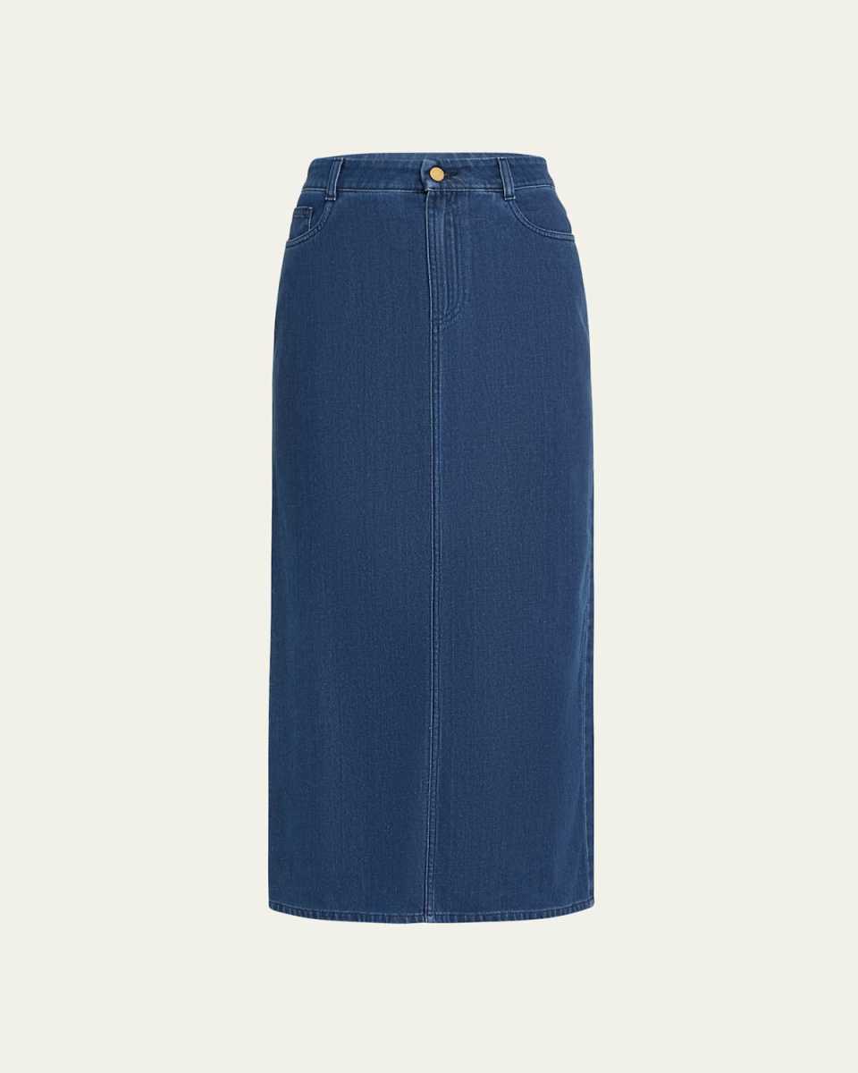Sera Denim Midi Skirt