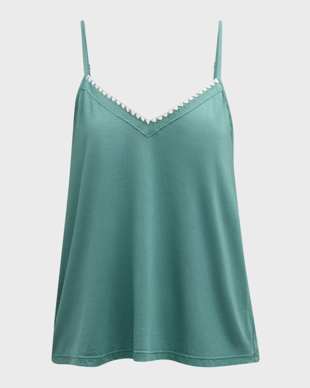Frida Whipstitch Tencel Cami Pajama Set
