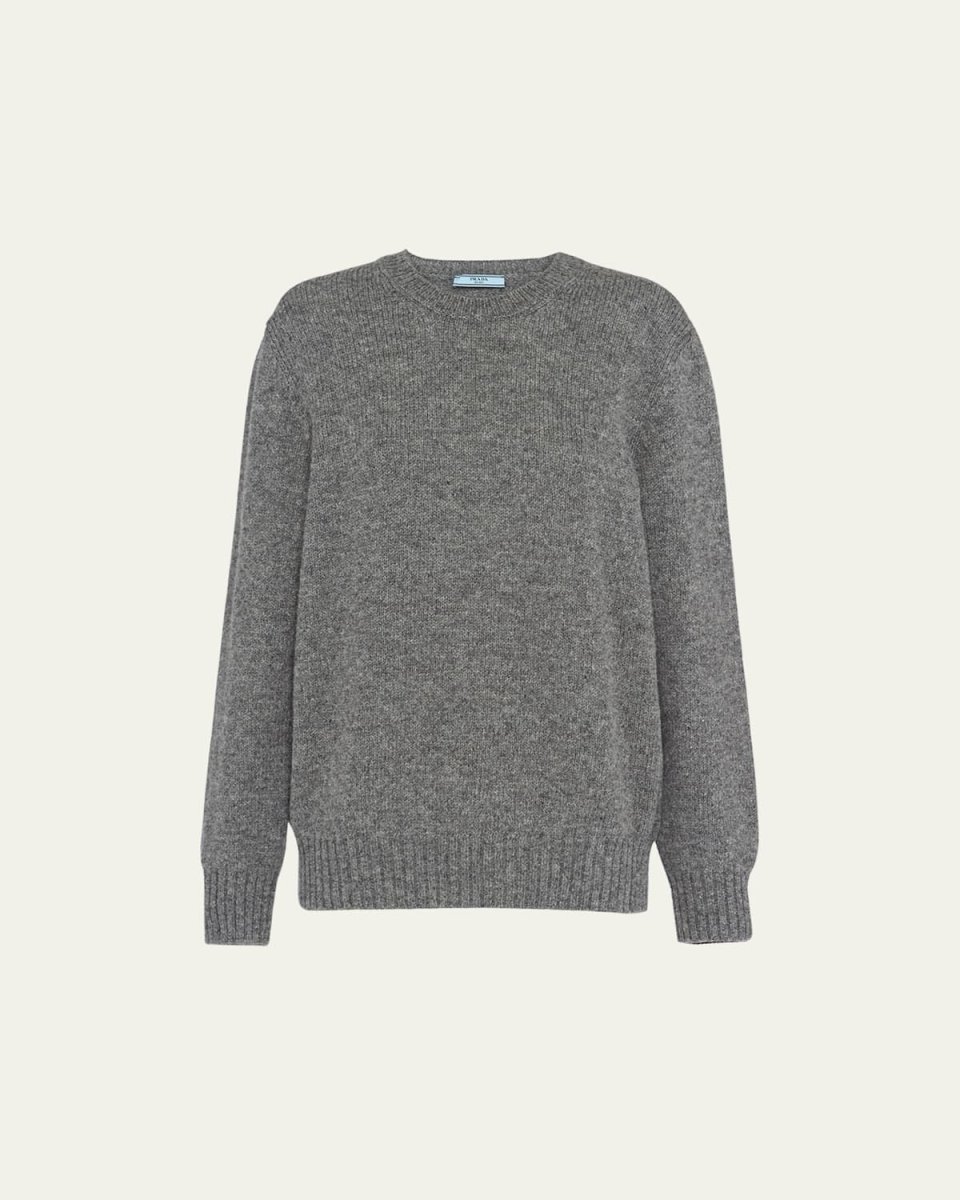 Cashmere Wool Crew-Neck Sweater
