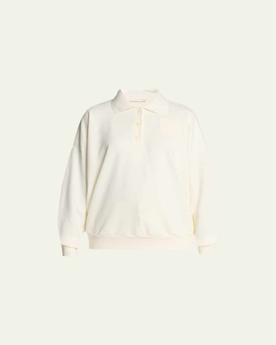 Corzas Oversized Cotton Polo Shirt
