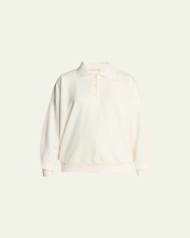 Corzas Oversized Cotton Polo Shirt
