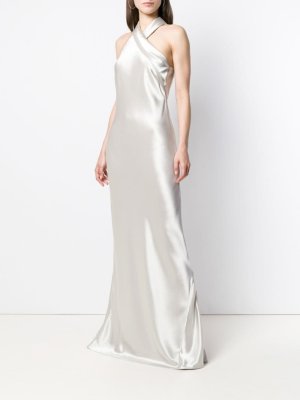 GALVAN LONDON Pandora halter neck dress