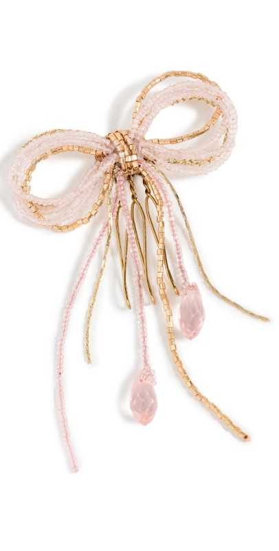 Deepa Gurnani Deepa by Deepa Gurnani Coquette Hair Clip Pink