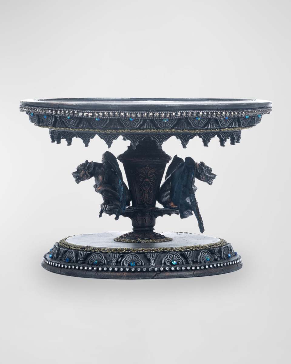 Seers and Takers Skull Cake Plate, 11"