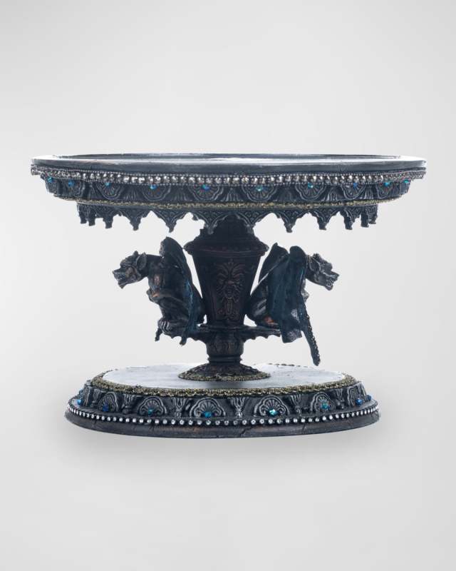 Seers and Takers Skull Cake Plate, 11"