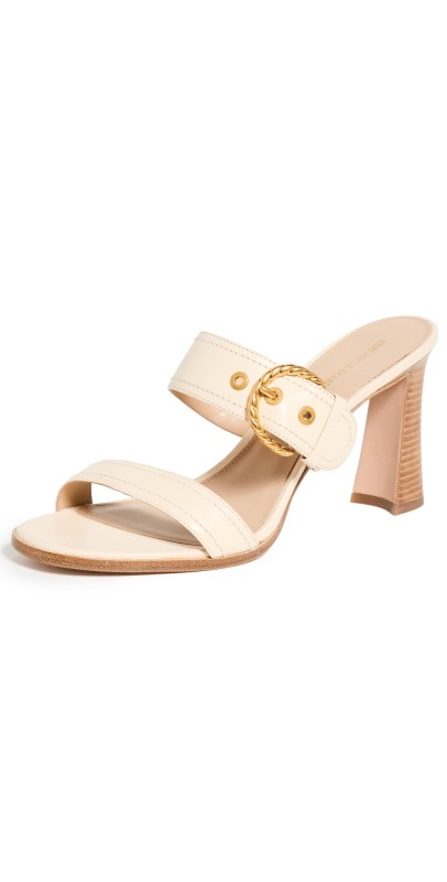 Veronica Beard Margaux Sandals Ecru