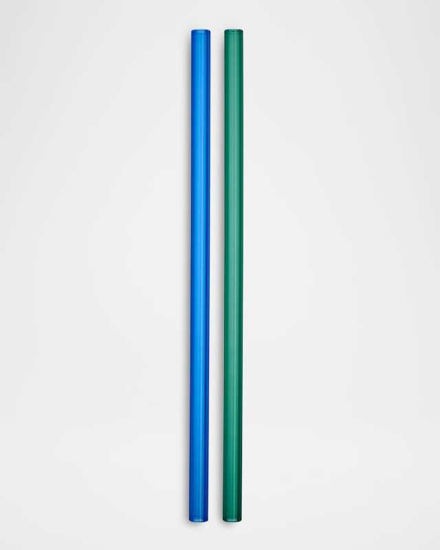 Sipsavor 2-Piece Glass Straw Set