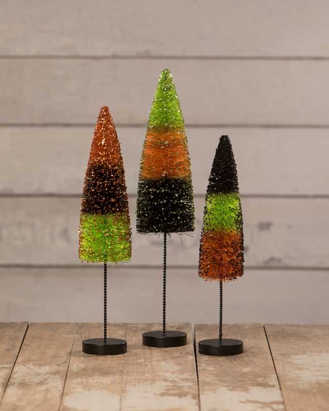 Tricks And Treats Trees, Set of 3