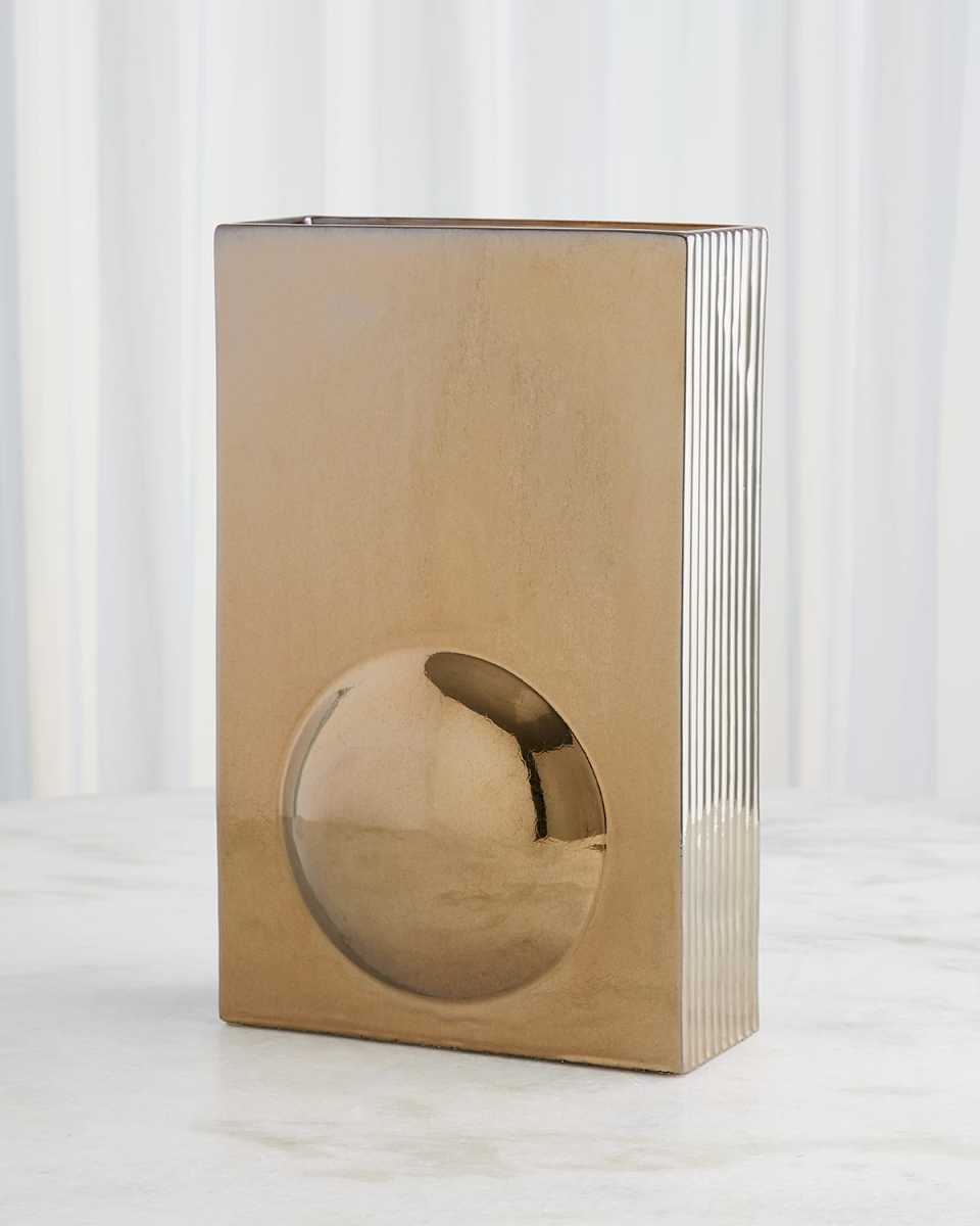 Oh Yes Matte Gold Vase, 18"