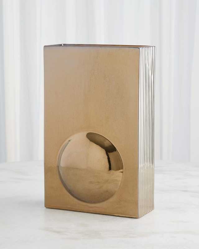 Oh Yes Matte Gold Vase, 18"