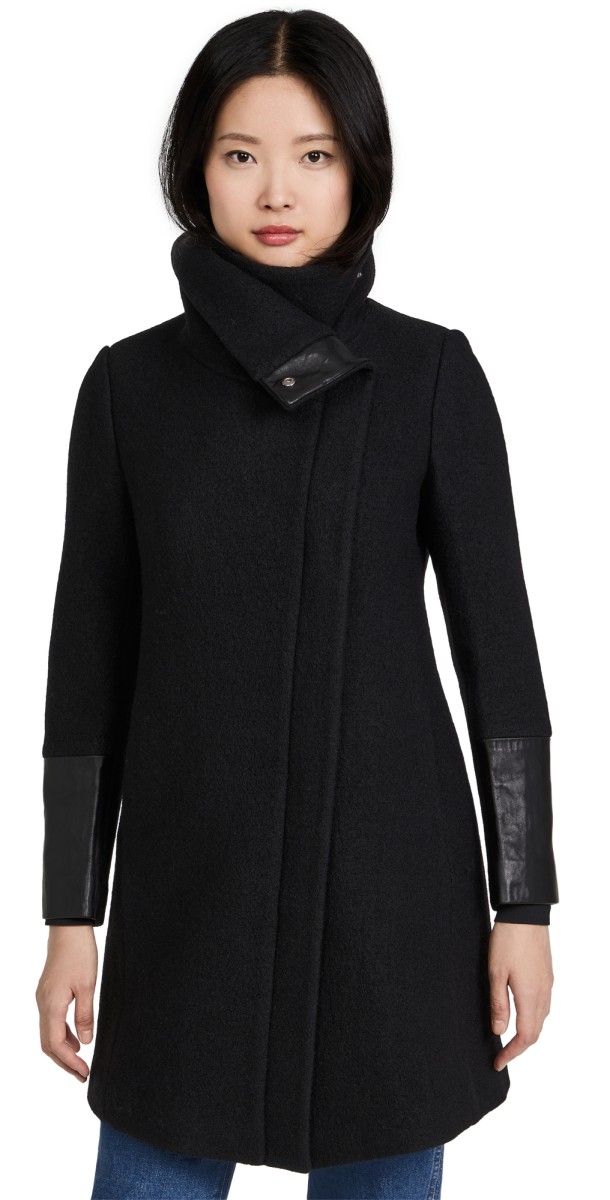 Club Monaco Halli Coat Black