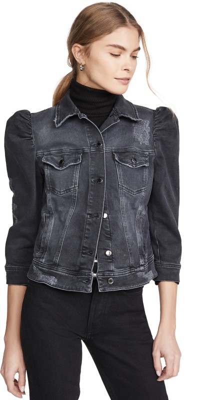 Retrofête Ada Denim Jacket Faded Black