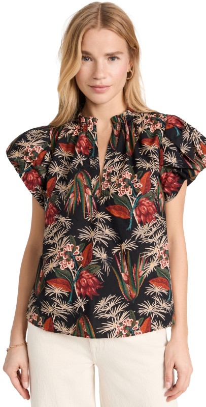 Ulla Johnson Klara Top Anthurium