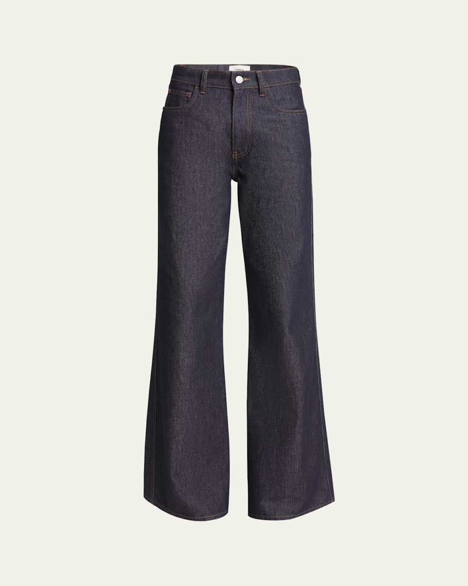 Wide Leg Denim Pants