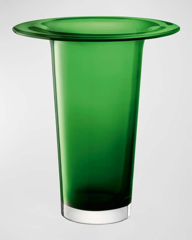 Victoria 17.75" Vase/Lantern, Fern Green