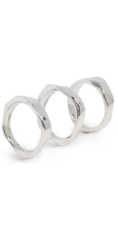 Soko Bahari Stacking Rings Silver