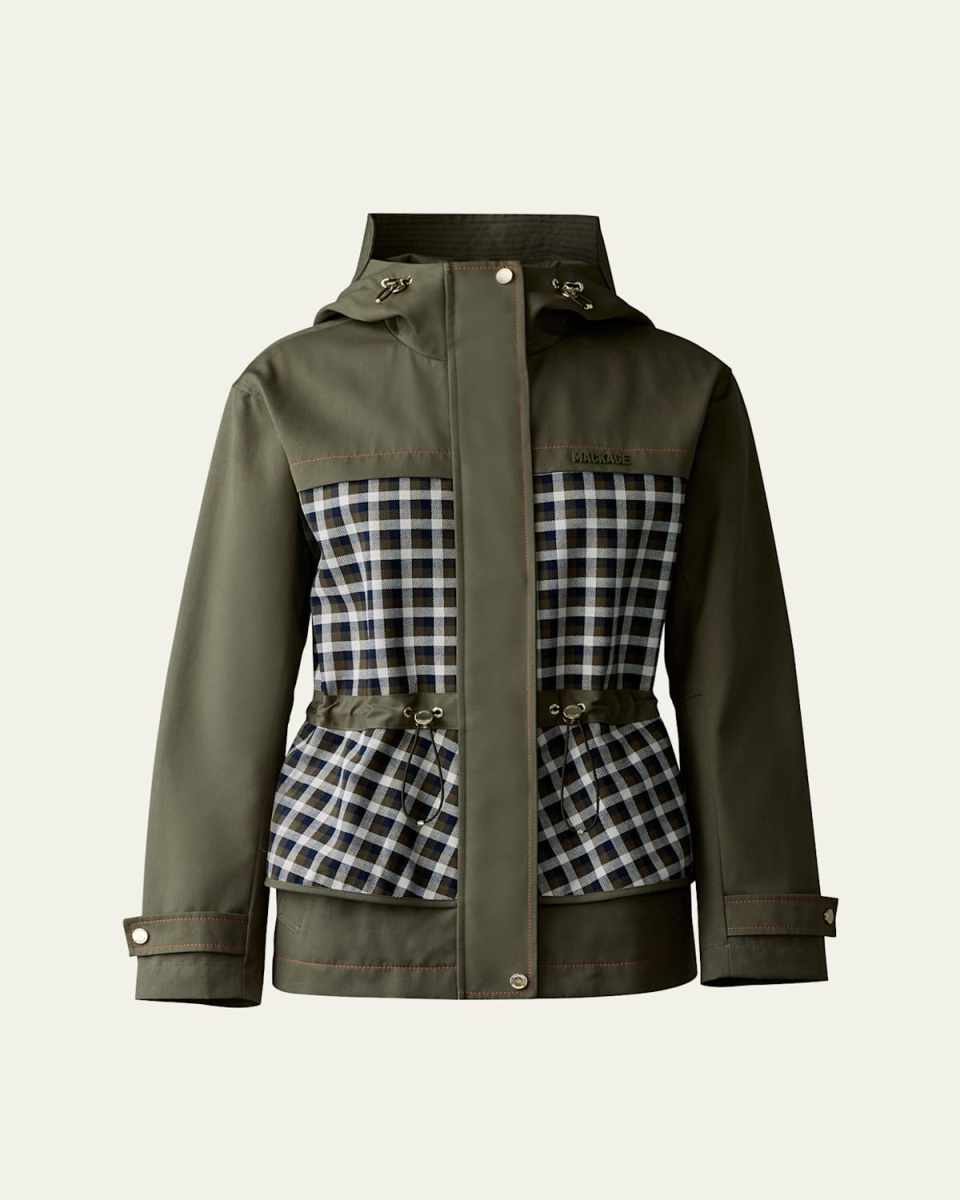 Kaori Mixed-Media Jacket